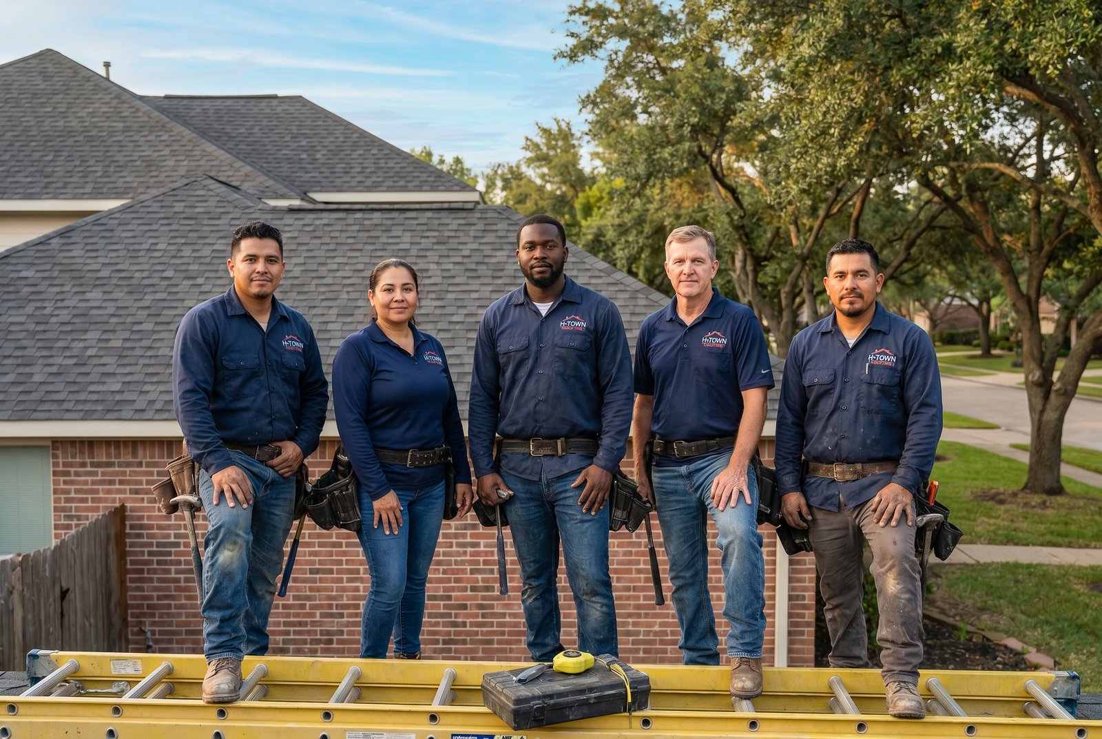 Tell Project Roofing Houston crew